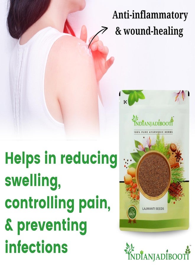 IndianJadiBooti Lajwanti Seeds (250g) | Chui Mui/Mimosa Pudica | Lajjalu | Natural Cooling Herb for Vitality & Men's Wellness | Touch-Me-Not Plant Seeds - Image 4